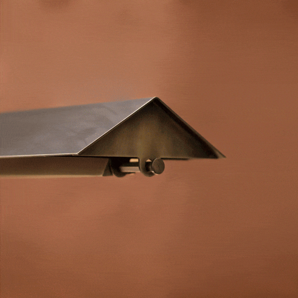 AVA LINEAR PENDANT LIGHT 150 | Brass linear pendant light | KAIA – Kaia